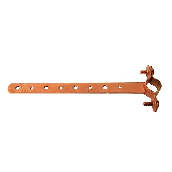 Jones Stephens 1/2 in. x 12 in. Copper Pipe Hanger, Milford Type H85050